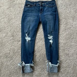 Judy blue size 15 distressed skinny jeans. Brand new. Tags removed though.